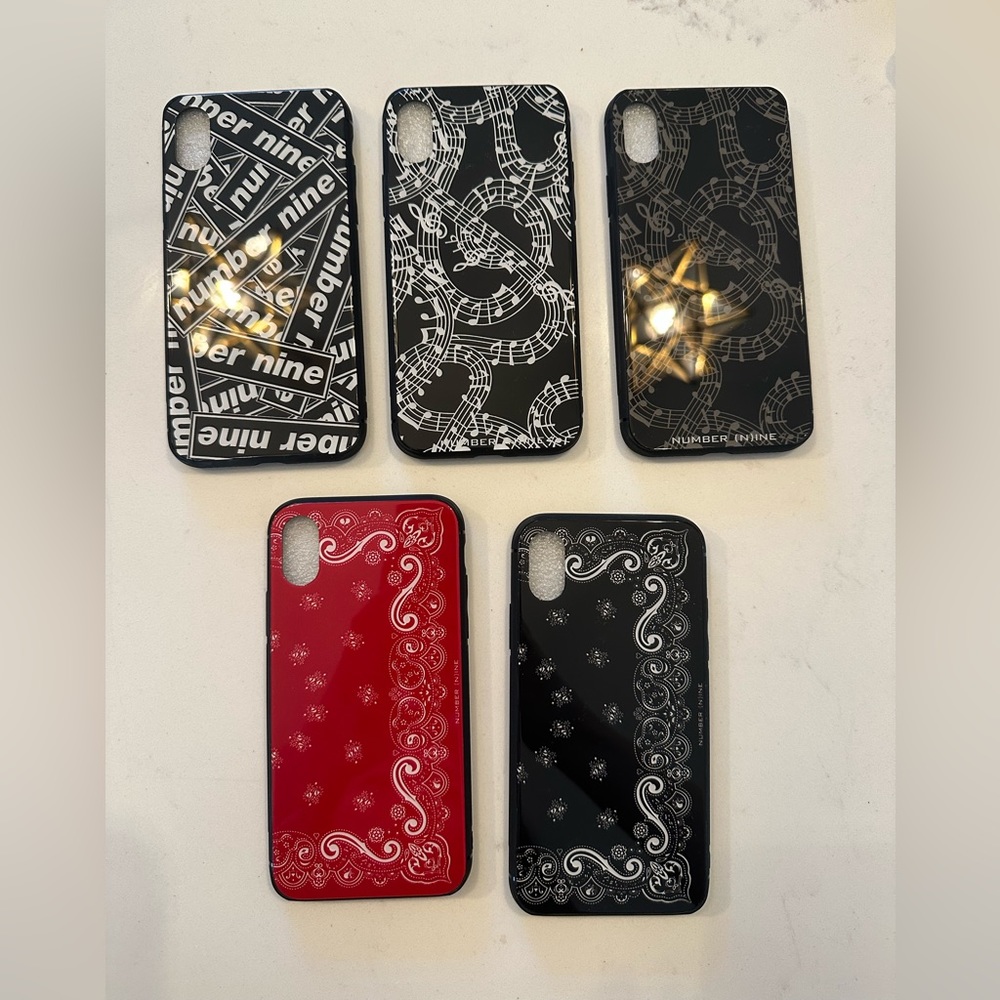 5 Number (N)ine iPhone XS Phone Cases